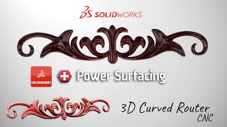 3D Curved Router model | SOLIDWORKS Tutorial