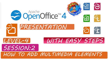 level-4 Open Office Presentation S-2 II How to add Multimedia Elements