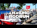 Wonderful sea with boats and market walk in Bodrum Бодрум seaside Yalikavak Турция 2021 - Iphone 11