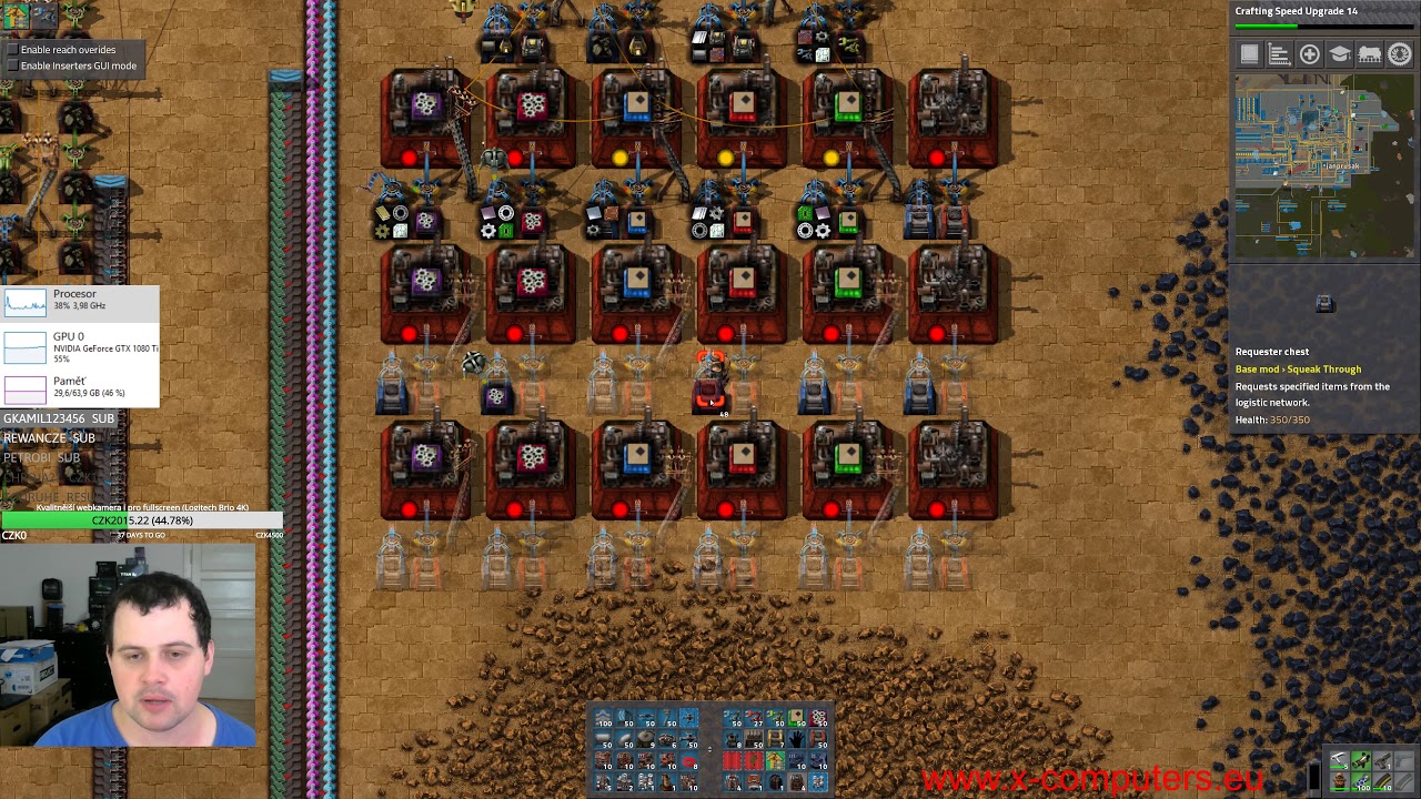 Factorio bob angel схемы