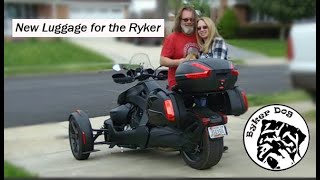 New three piece luggage system for Ryker 600 an easy modification proving lots of storage.