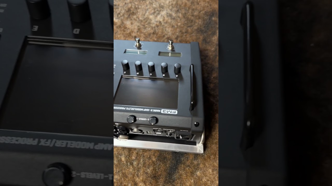 Custom Fractal FM3 FlyRig pedalboard 