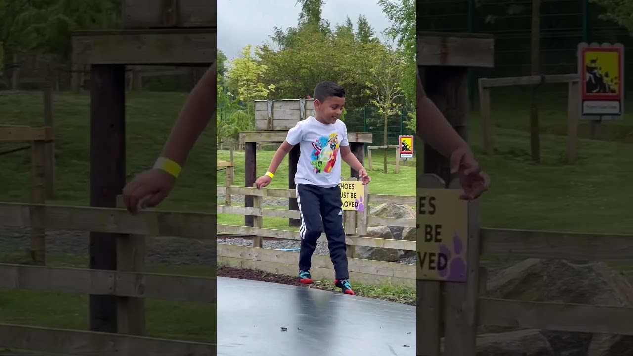 Trampoline ​⁠ at Heads Of Ayr Farmpark