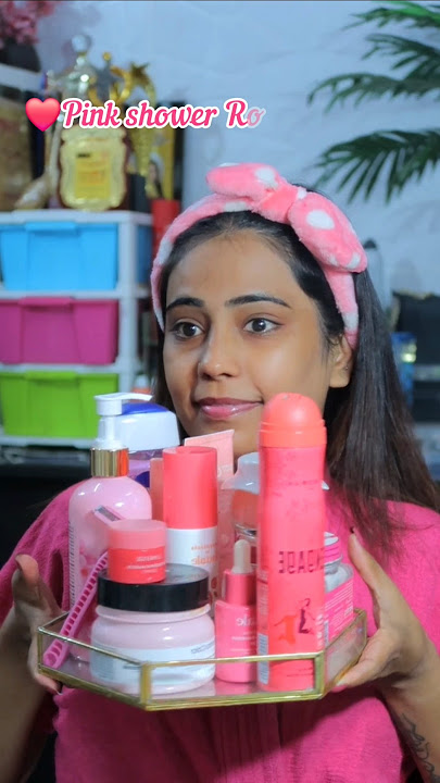 pink shower Routine🚿🧿 #shorts #ytshorts #youtube #youtubeshorts #shorts #trending #viral #trend #yt
