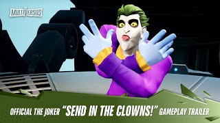 MultiVersus – Official The Joker “Send in the Clowns!” Gameplay Trailer
Ready to laugh till it hurts? The Joker has invaded MultiVersus!
P.S. Batman really needs to tighten his security.
MultiVersus is a free-to-play platform fighter with an ever-expanding cast of iconic characters and legendary universes, various online modes, in-game events, on-going content-filled seasons, and more.
Check out our updated website: https://go.wbgames.com/MVSWebsite
Questions? Give our FAQ a look see: https://go.wbgames.com/MVSFAQ
Warp into MultiVersus:
Twitter: https://go.wbgames.com/MVSTwitter
TikTok: https://go.wbgames.com/MVSTikTok
Instagram: https://go.wbgames.com/MVSInstagram
Facebook: https://go.wbgames.com/MVSFacebook
Reddit: https://go.wbgames.com/MVSReddit
Discord: https://go.wbgames.com/MVSDiscord
#MultiVersus #MVS #TheJoker MultiVersus – Official The Joker “Send in the Clowns!” Gameplay Trailer