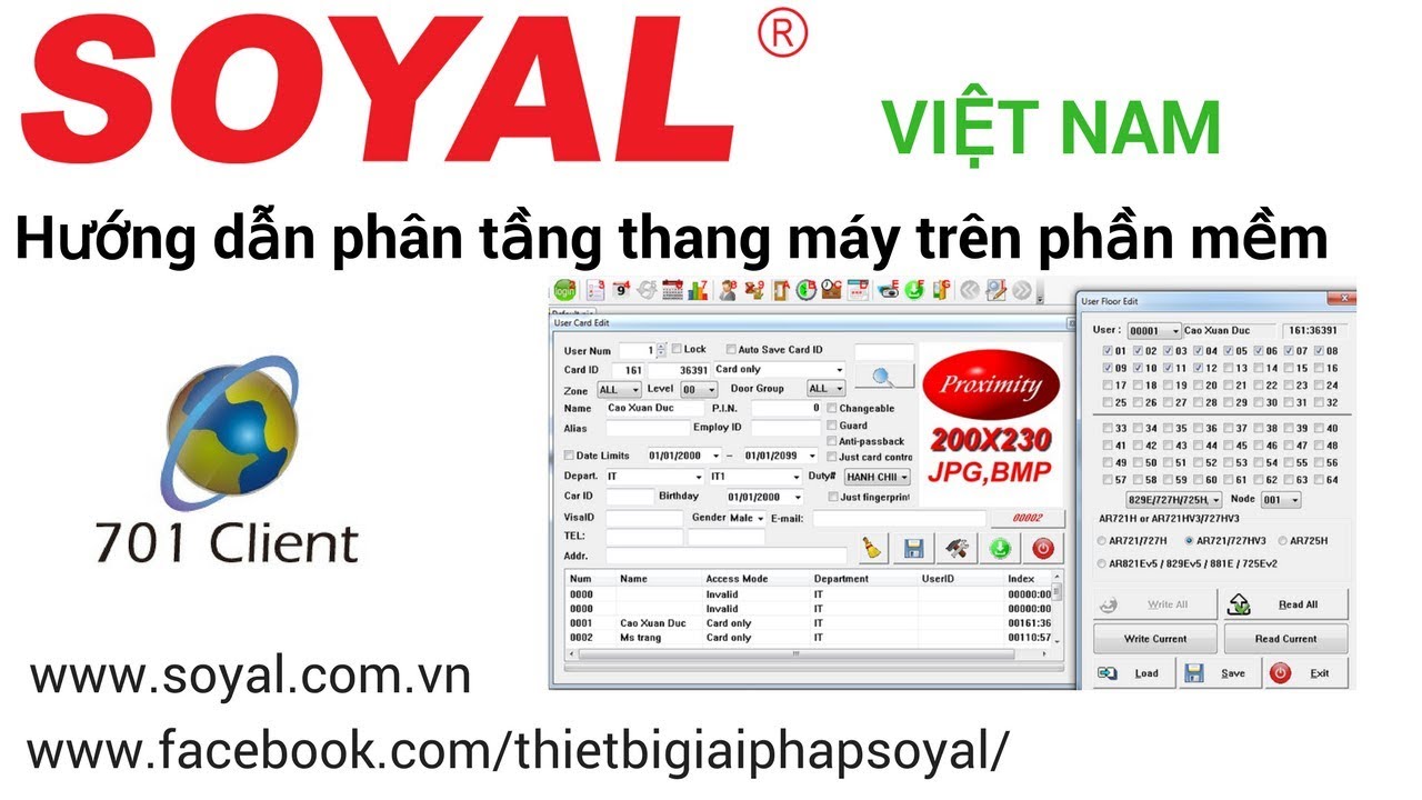 Hướng dẫn phân tầng thang máy trên 701Client - How to register lift ...