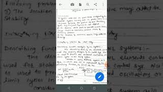 Delta method and describing function