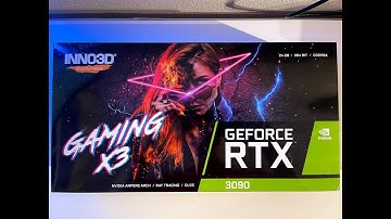 INNO3D GAMING X3 RTX 3090 UNBOX ETHEREUM HASHRATE TEST WITH SIMPLE FAN MOUNTED ON BACKPLATE