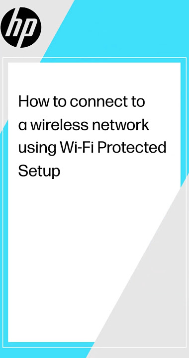 How to connect to a wireless network using Wi-Fi Protected Setup #shorts