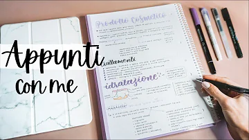 Cosa scrivere negli appunti?