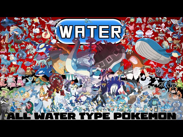 Pokémon: Water Type Pokémon  Pokemon, Anime, Pokemon pictures