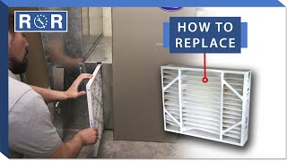 How to Replace a Furnace Filter | Repair and Replace