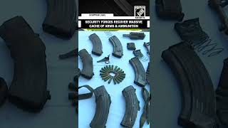 Major Breakthrough: Indian Army, J&amp;K police recover massive cache of arms &amp; ammunition in Kishtwar