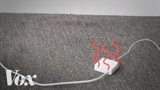 Why your laptop charger is so hot