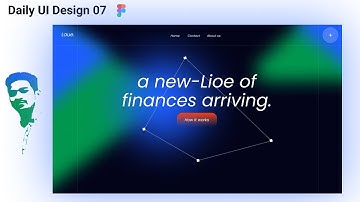 Daily UI Design Draw - Financial UI With Figma
