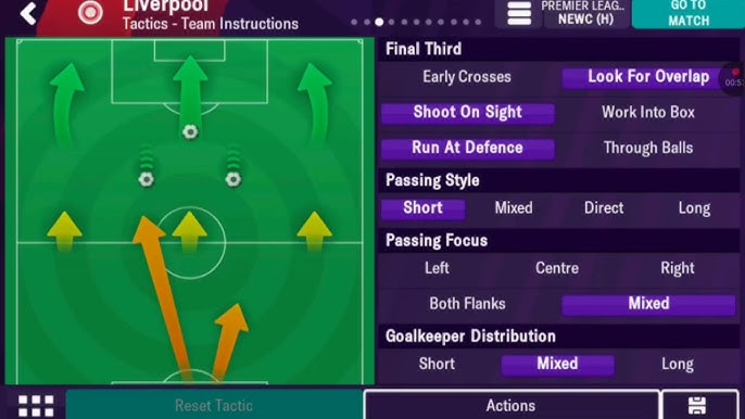 AFC Ajax tactic, 5-3-1-1 (or 3-2-3-1-1 ) - Football Manager Mobile