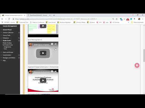 Firebase Authentication and Cloud Storage Learning Module Overview