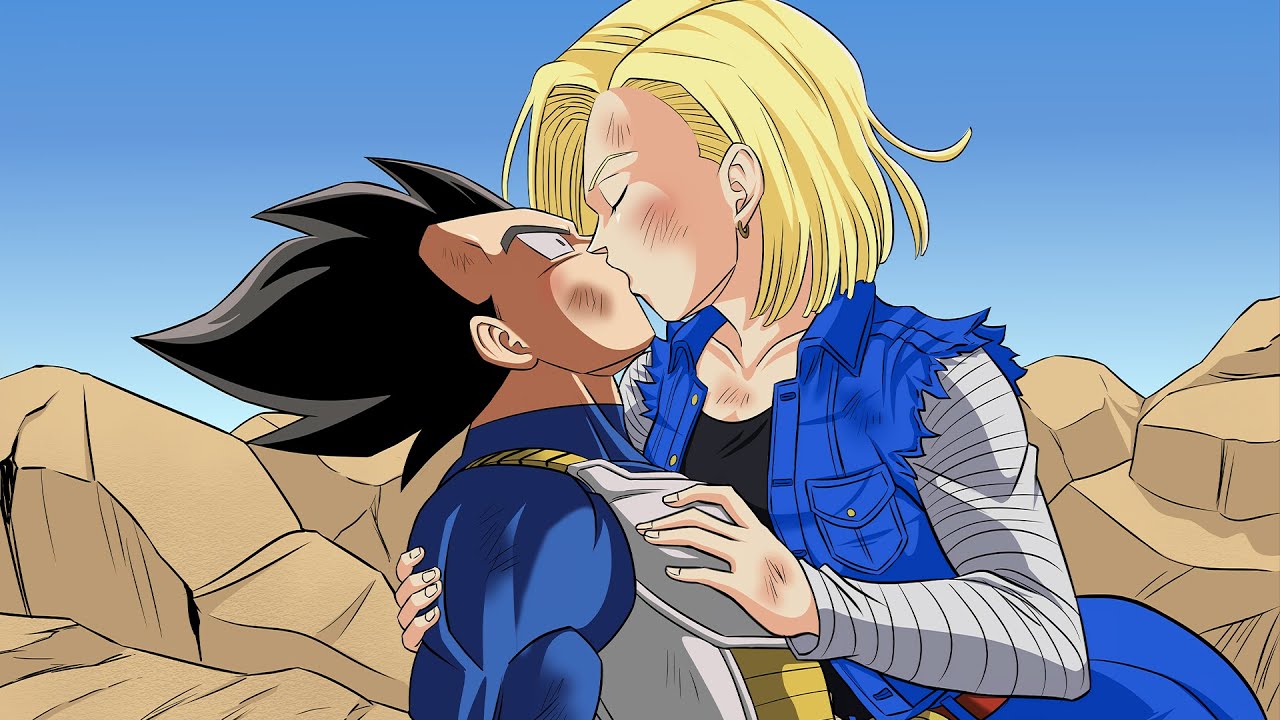 Android 18 kiss