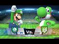 Mario Sports Superstars - Luigi/Baby Mario Vs. Yoshi/Donkey Kong