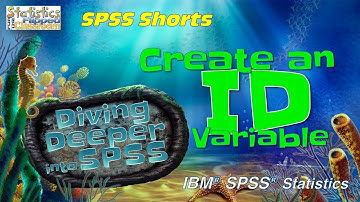 Consecutively Number Cases to Create an Identification Variable in SPSS
