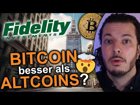 NEUER Bericht vom Vermögensgigant Fidelity - BITCOIN besser als Altcoins?🤯