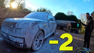 A Day in the life of a car cleaner - it's too cold for this!!!