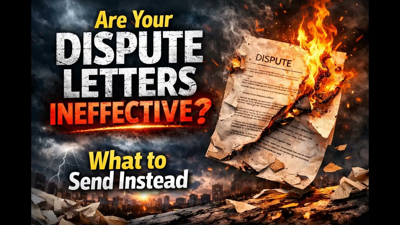 Are Your Dispute Letters Ineffective - What to Send Instead