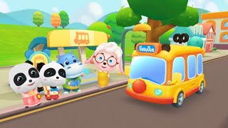 Baby Bus Animals Cartoon Videos for Kids