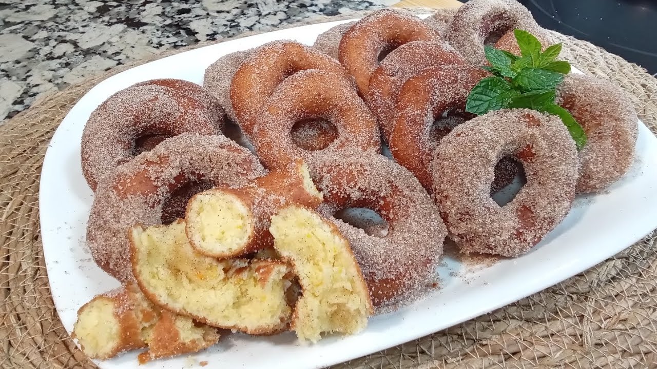Las ROSQUILLAS FRITAS más deliciosas y esponjosas que he comido, receta de mi abuela, deliciosas 😋