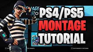 How I Edit Fortnite Montages On SHAREfactory (PS4/PS5 Tutorial)