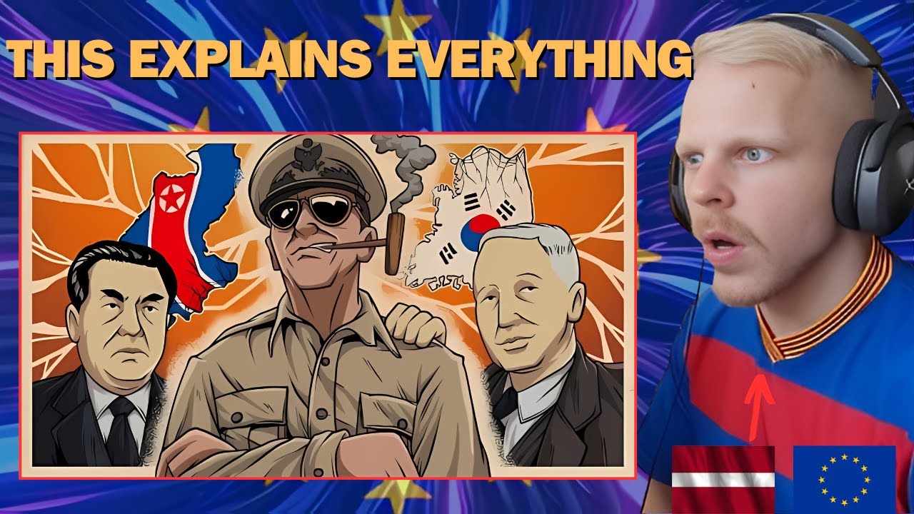 Latvian reacts To Korean War Animated History YouTube