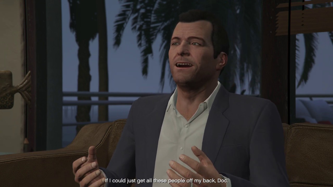 A DAY IN THE LIFE OF MICHAEL DE SANTA GTA V CLIP YouTube