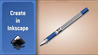 Inkscape Tutorial: Draw a office Pen