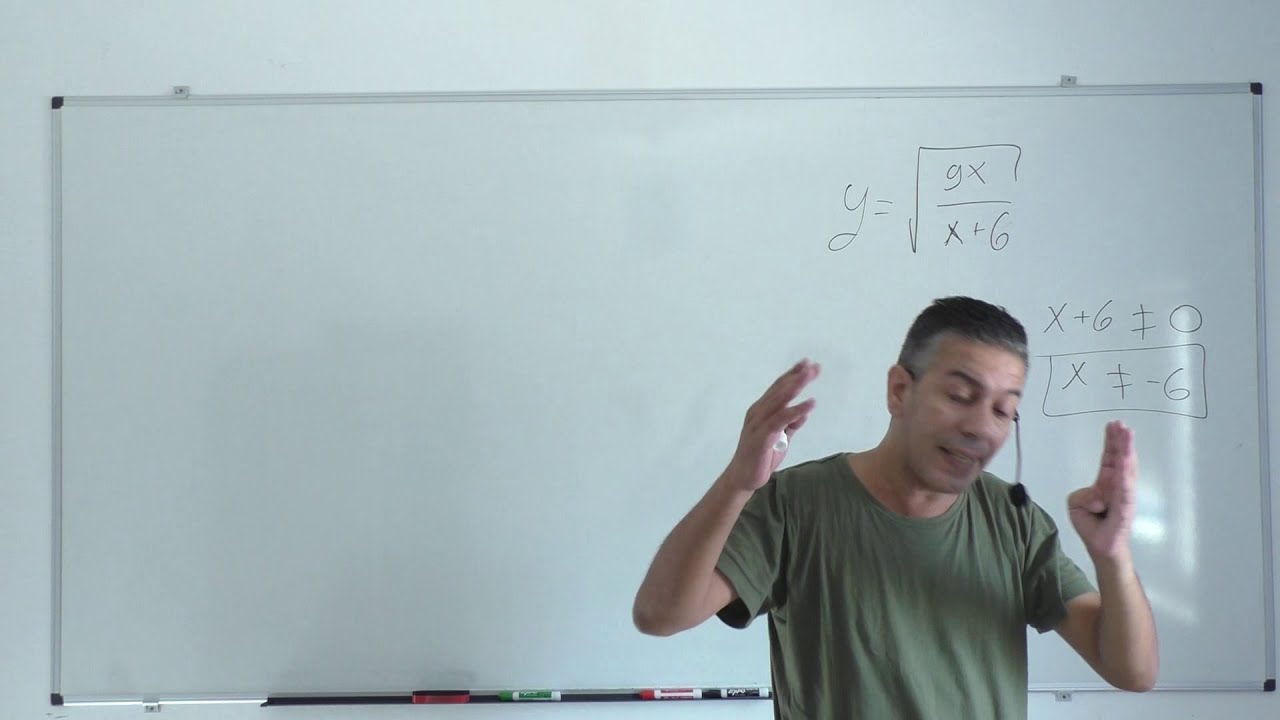 פונקציות שורש -אסימפטוטות מאונכות לצירים