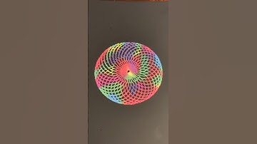A magical creation taking the shape of perfectio #spirographity #art #satisfying #asmr #usa #pattern
