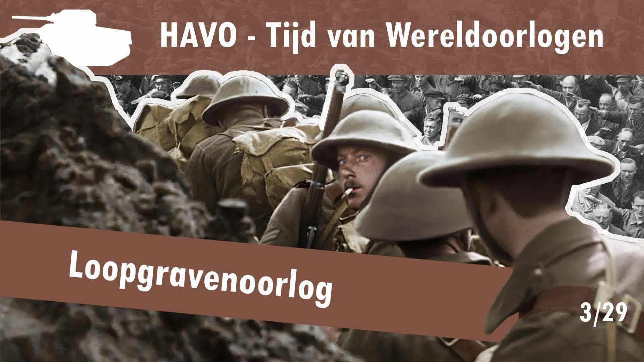 03 Wereldoorlogen - De Eerste Wereldoorlog - Loopgravenoorlog