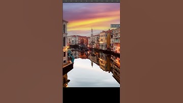 Generative Fill to add Reflections in Adobe Photoshop #shorts #photoshop #selection #landscape