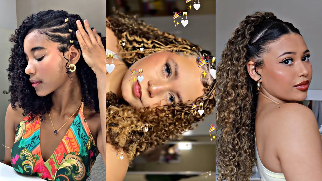 Идеи причесок на Новый год 🎊🥂 | Подборки из TikTok