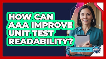 How Can AAA Improve Unit Test Readability?
