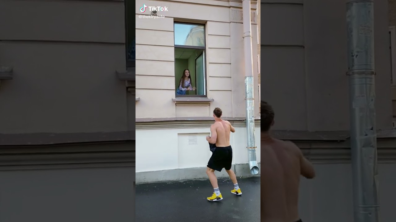 European Make people fool social experiment tiktok prank video