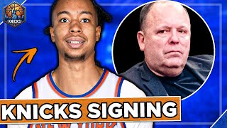 Knicks make SNEAKY Good Signing... This is PERFECT | Knicks News