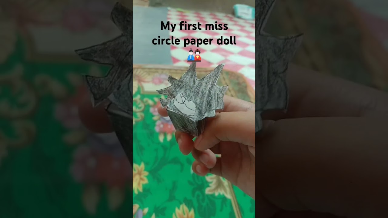 Miss Circle Paper Doll | Drawing 