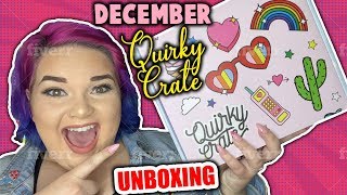Quirky Crate DECEMBER 2019 Unboxing | THE BEST SUBSCRIPTION BOX IN THE ENTIRE WORLD!