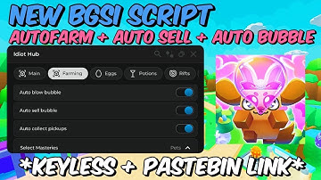 Bubble Gum Simulator Infinity Script Pastebin | Auto Farm, Auto Hatch Eggs, Sell & More! (No Key)