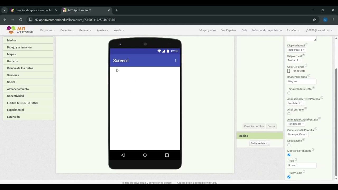 Actividad asíncrona 10 - MIT App Inventor