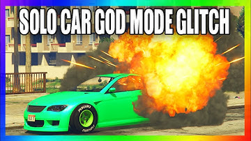 SOLO Car God Mode Glitch in GTA Online!