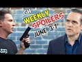 General hospital weekly spoilers june 37 carly rages at sonny  jason shoots gh generalhospital