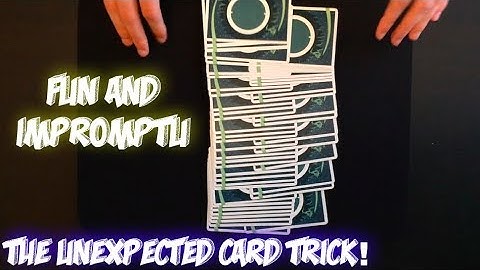 KICKER ENDING Card Trick! Intermediate Card Trick Performance And Tutorial