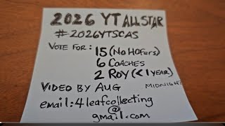 My #2026YTSCAS Ballot