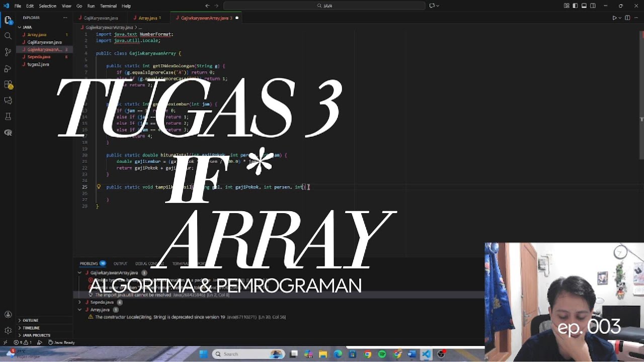 Tugas 3 Algoritma dan Pemrograman - YouTube